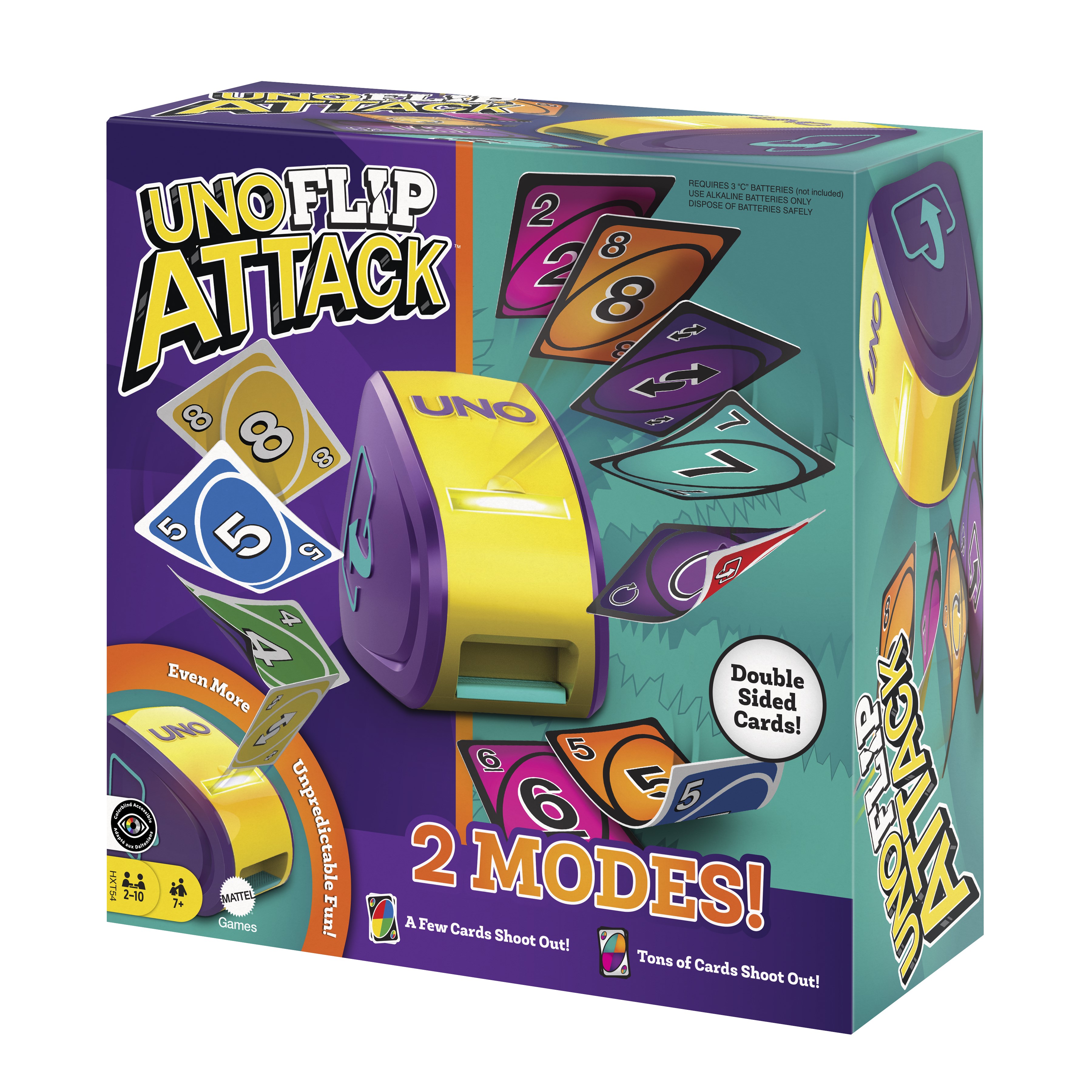 UNO FLIP ATTACK 反轉UNO卡牌遊戲:噴牌機組合